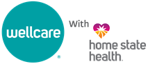 Wellcare With Home State Health Logo